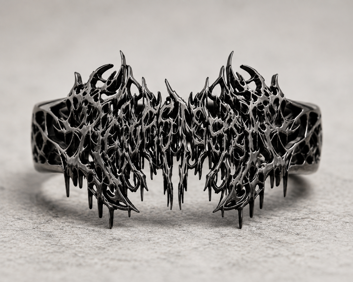 Bague Thorn Chrome
